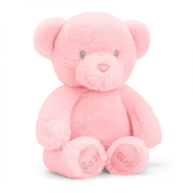 Keeleco New Baby Bear - 20cm - by Keel Toys [Girl/Pink]