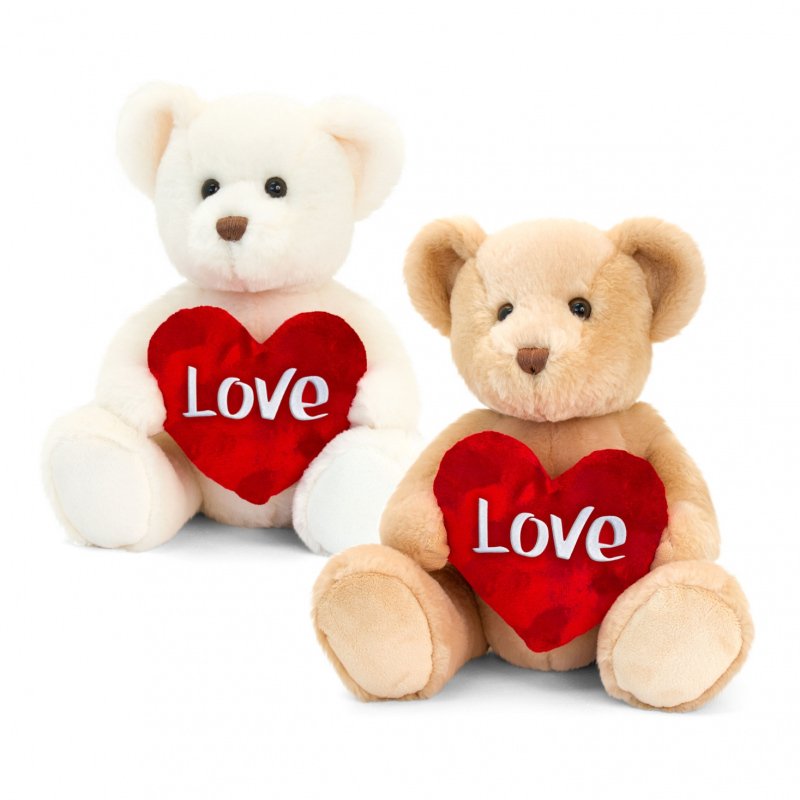 Chester Bear with Heart - 30cm - by Keel Toys