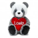 Keeleco Panda with Heart - 25cm - by Keel Toys - Panda Love
