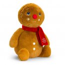 Keeleco Gingerbread Man with Scarf - 20cm - by Keel Toys - Cuddles for all ages
