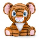 Keeleco Adoptable World Tiger - 25cm - by Keel Toys - Sustainable cuddles for a better world